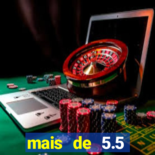 mais de 5.5 escanteios o que significa